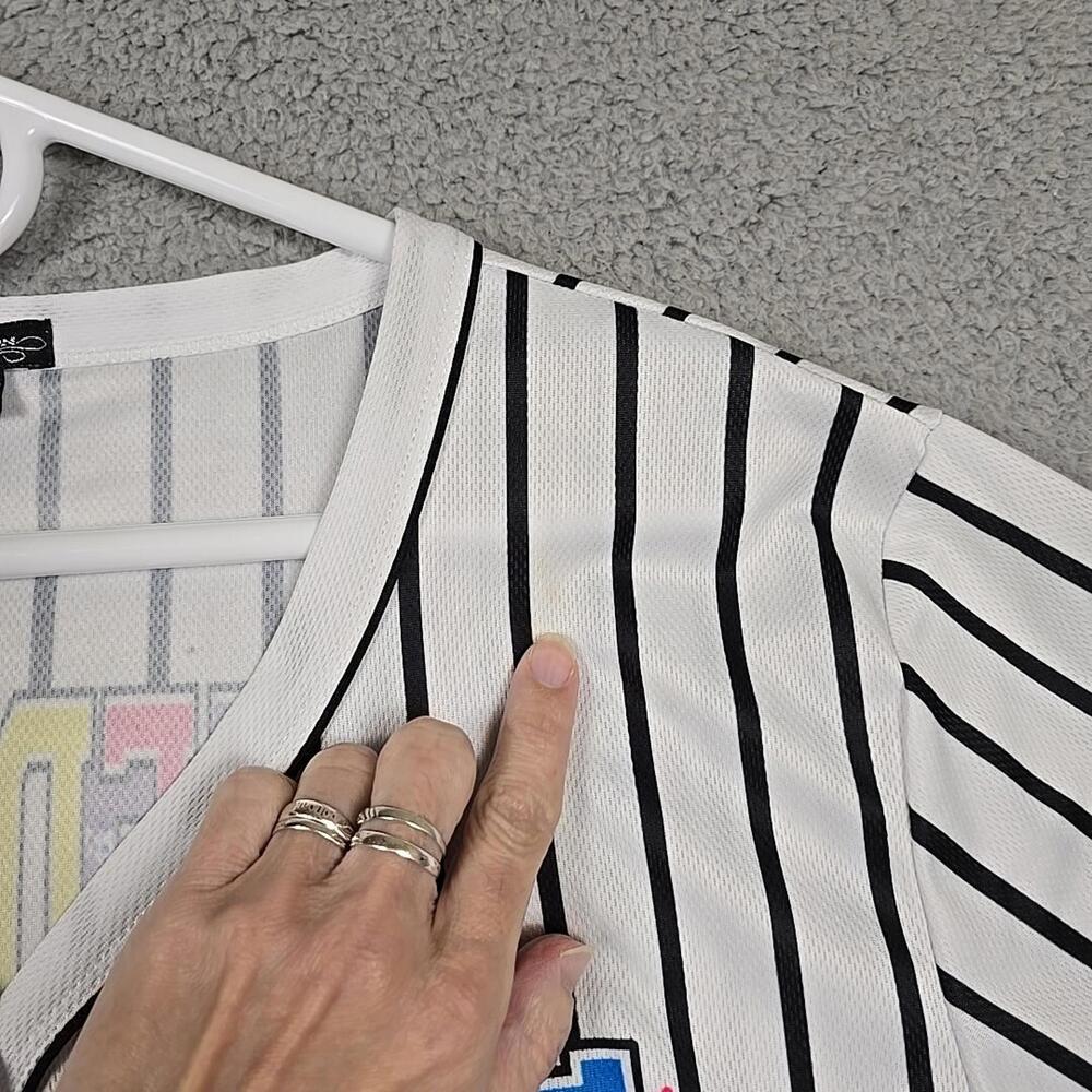 Fashion of New York Women's Baseball Jersey Double Side Print Size 2X - Picture 4 of 9